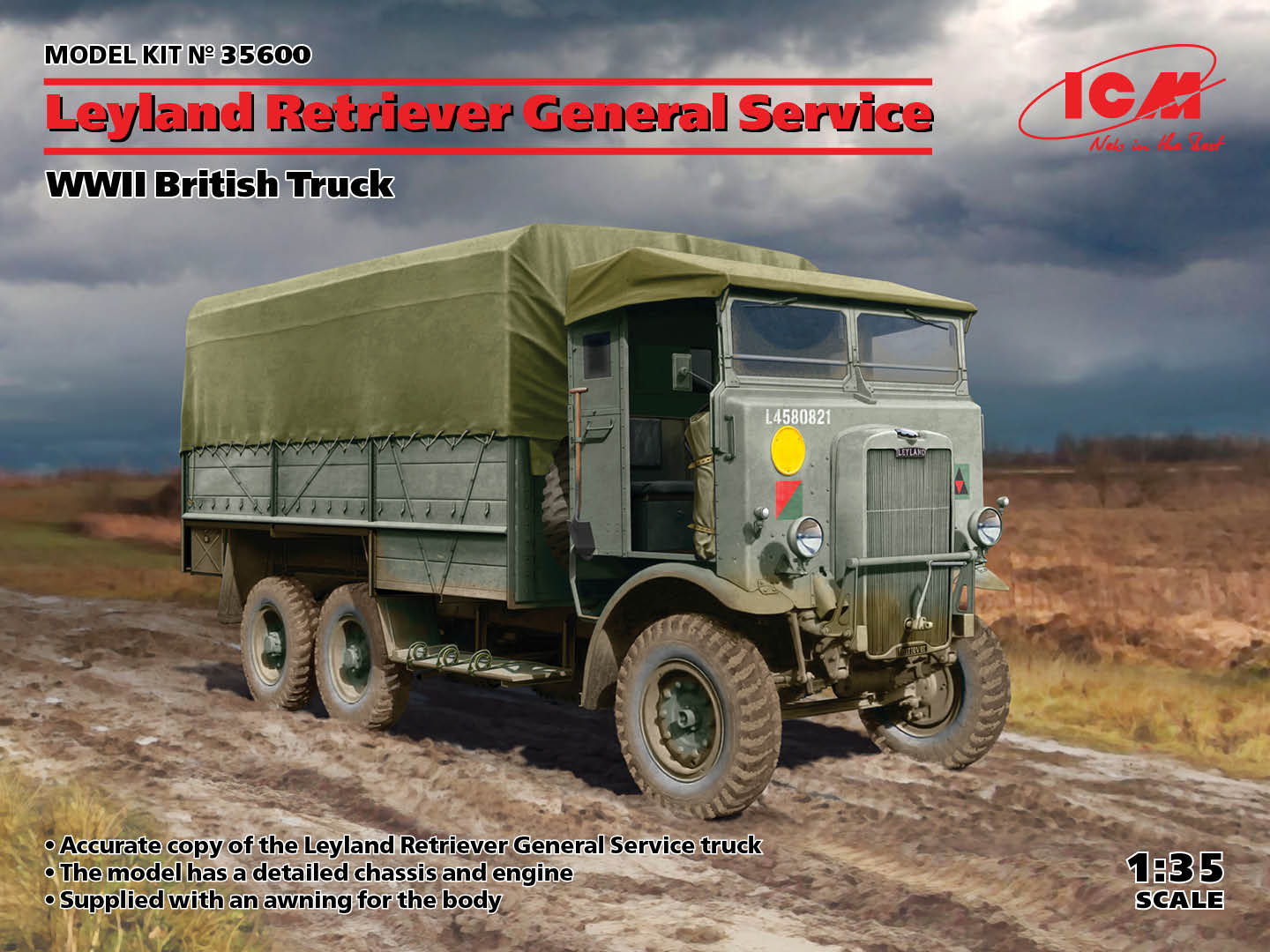 35600  техника и вооружение  Leyland Retriever General Service  (1:35)