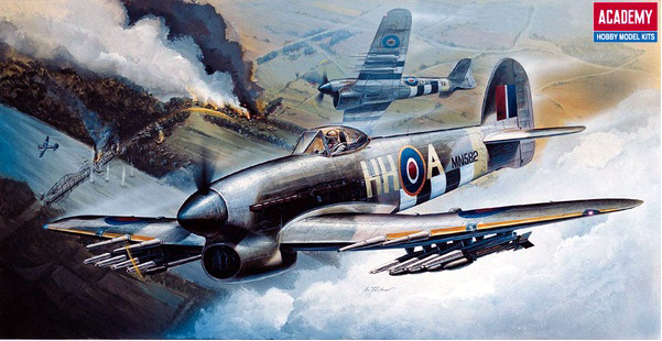 12462  авиация  Hawker Typhoon Mk.Ib  (1:72)