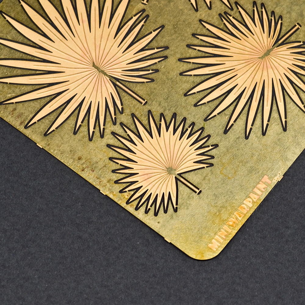 S-062  фототравление  Листья пальмы веерной (Ливистона), размер М