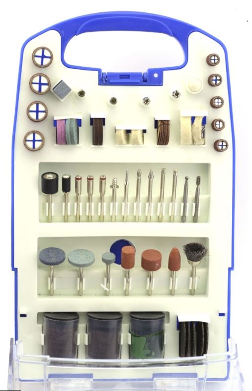 2712  электроинструмент  Набор расходных материалов для бормашин. 137 предметов