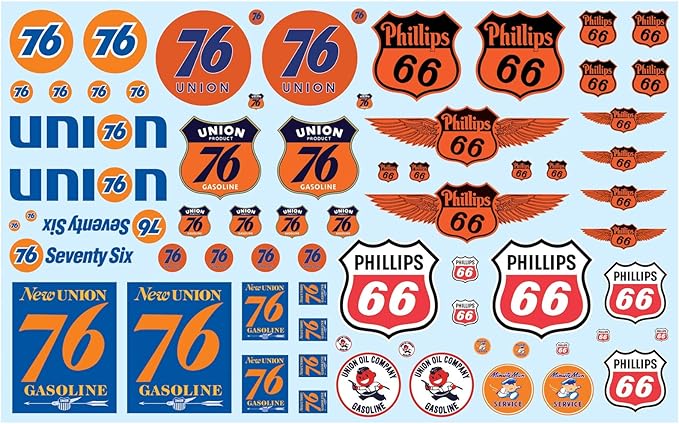 MKA032  декали  Phillips 66 & Union 76 Trucking Decal Set  (1:25)