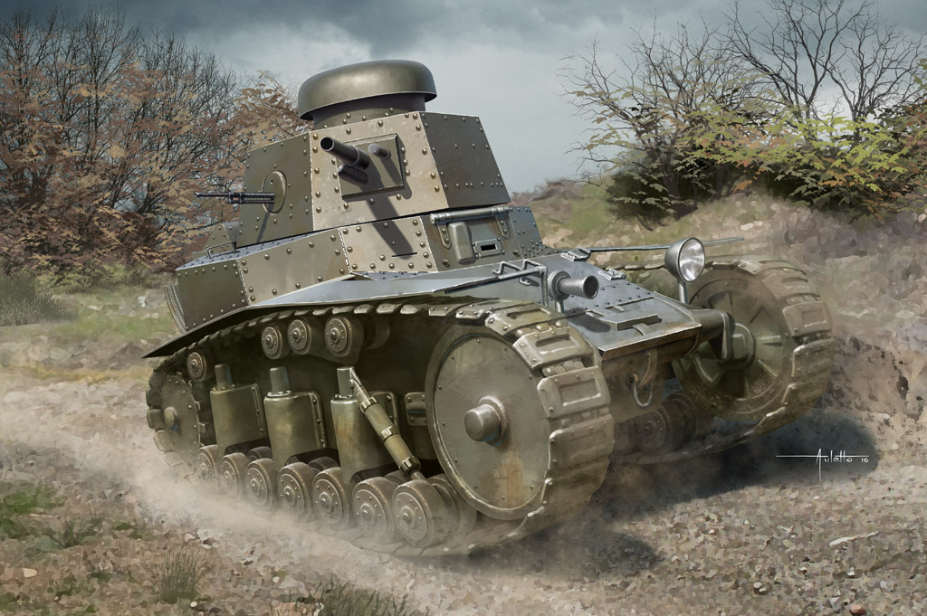 83873  техника и вооружение  Soviet light tank T18 MOD1927  (1:35)