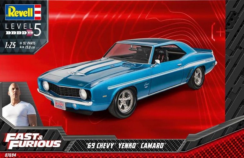 07694  автомобили и мотоциклы  Fast & Furious - 1969 Chevy Camaro Yenko  (1:24)