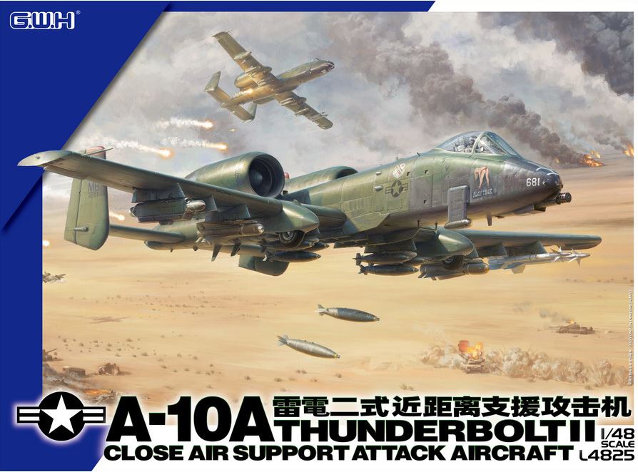 L4825  авиация  A-10A Thunderbolt II Close Air Support Attack Aircraft  (1:48)