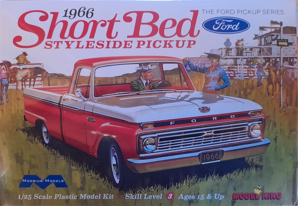 1233  автомобили и мотоциклы  1966 Short Bed Styleside Pickup  (1:25)