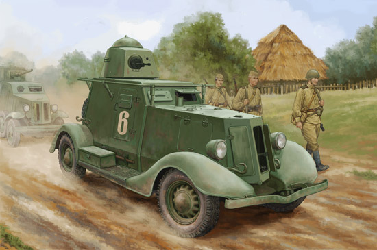 83882  техника и вооружение  Soviet Ba-20 Armored car Model1937  (1:35)