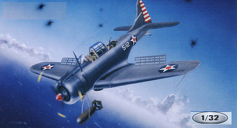 02242  авиация  U.S.Navy SBD-3/4/A-24A "Dauntless"  (1:32)