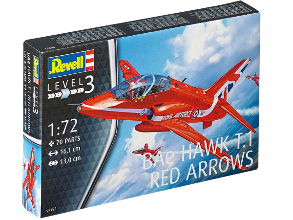 04921  авиация  BAe HAWK T.1 RED ARROWS  (1:72)