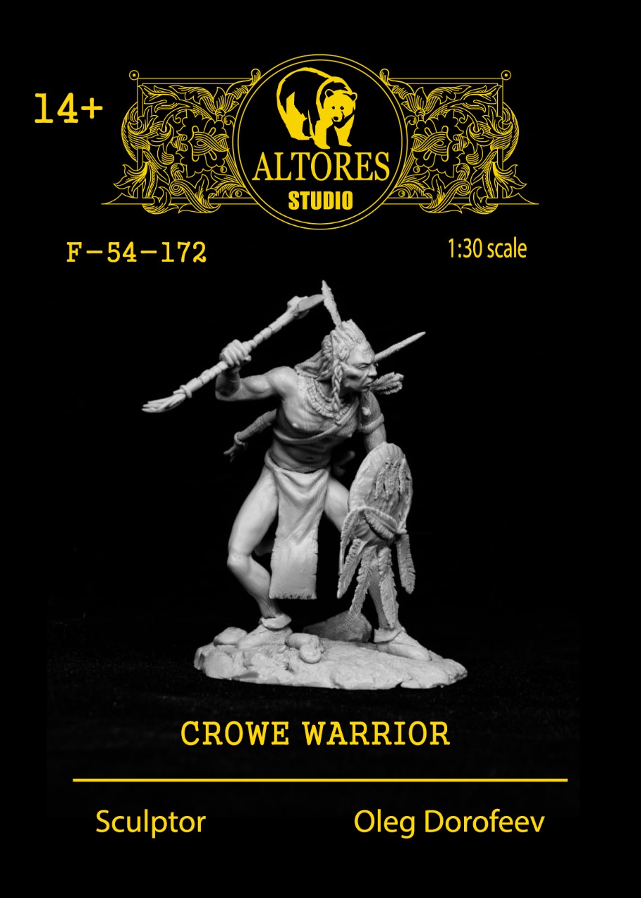F-54-172  фигуры  CROWE WARRIOR  (1:30)