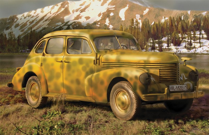 35475  техника и вооружение  Opel Kapitan Saloon (1:35)
