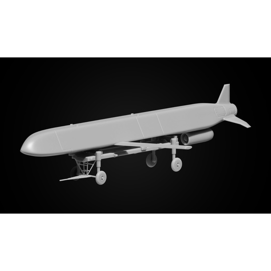 MM144002  дополнения из смолы  Ракета Х-101 с тележкой  (1:144)