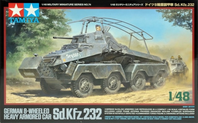 32574  техника и вооружение  БТР  Sd.Kfz.232 (1:48)