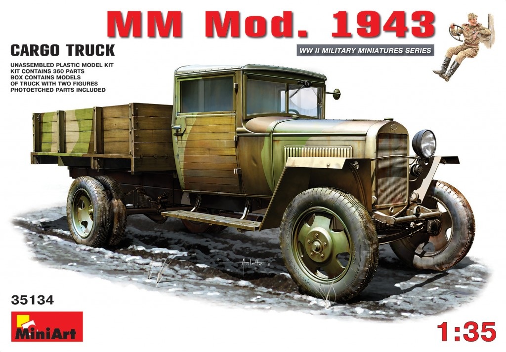 35134  техника и вооружение  MM Mod.1943 CARGO TRUCK  (1:35)