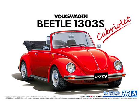 06154  автомобили и мотоциклы  Volkswagen Beetle Cabriolet '75  (1:24)