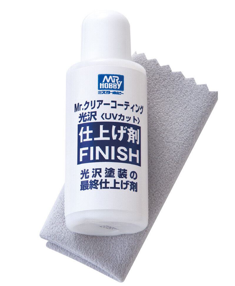 R193  грунтовка  Финишное глянцевое УФ-покрытие Mr.Clear Coating UV Cut Finish (25 мл)