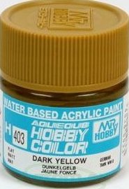 H403  краска 10мл  DARK YELLOW