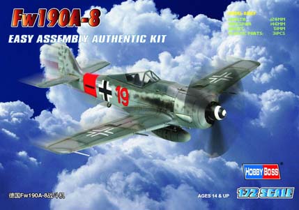 80244  авиация  Focke-Wulf Fw190A-8  (1:72)