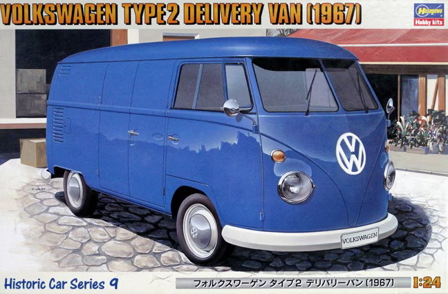 21209  автомобили и мотоциклы  Volkswagen Type2 Delivery Van (1967)  (1:24)