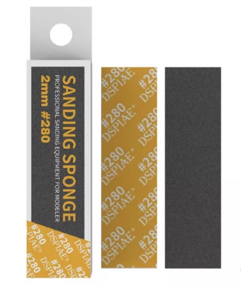 SS2-280  ручной инструмент  Наждачная бумага 2 мм #280 (5 шт.)