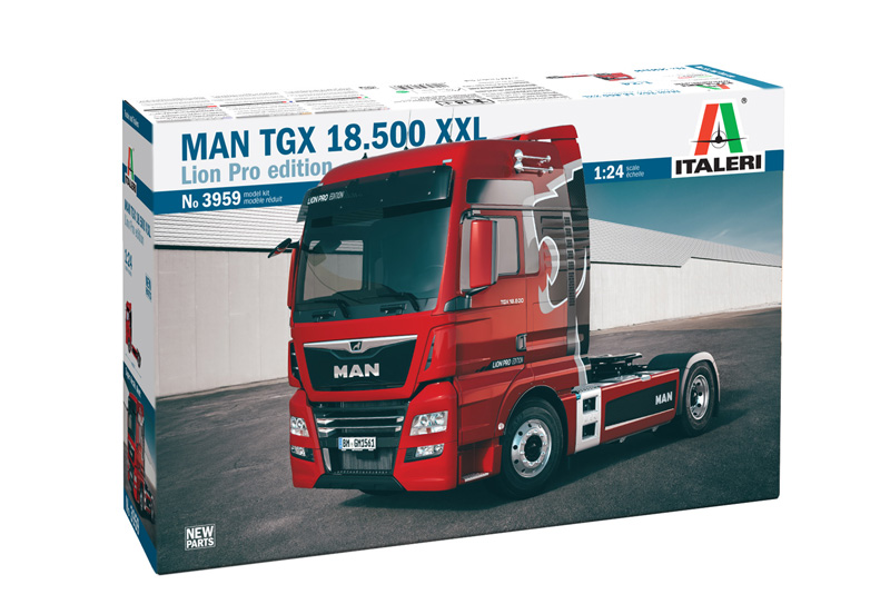 3959  автомобили и мотоциклы  MAN TGX 18.500 XXL Lion Pro Edition  (1:24)
