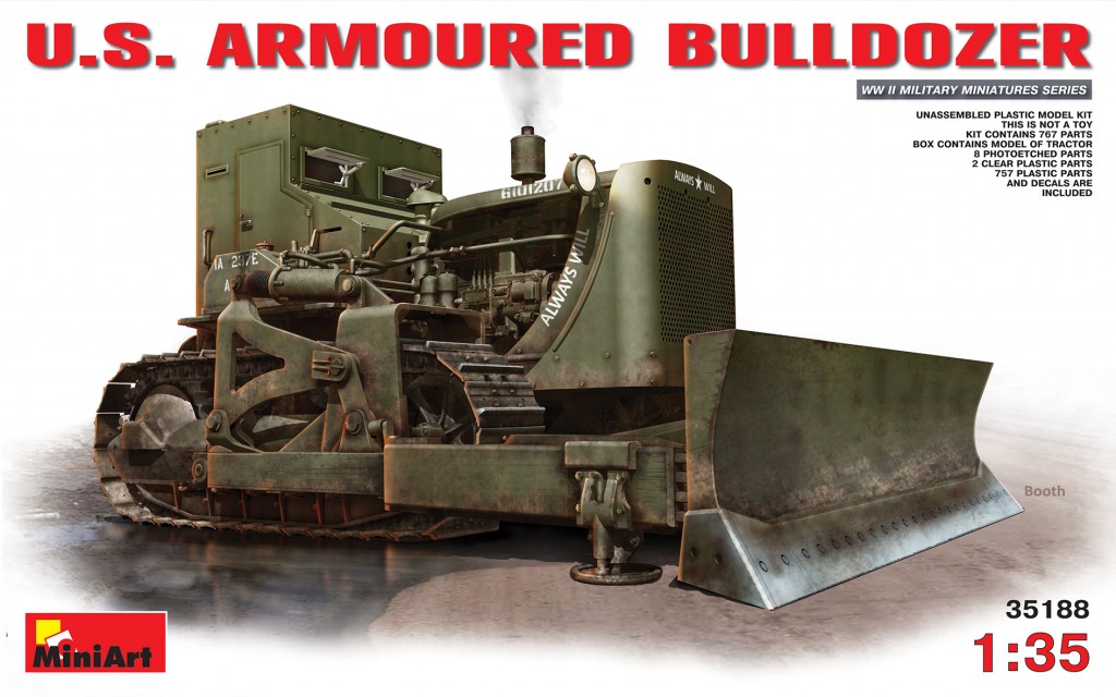 35188  техника и вооружение  U.S. ARMOURED BULLDOZER  (1:35)