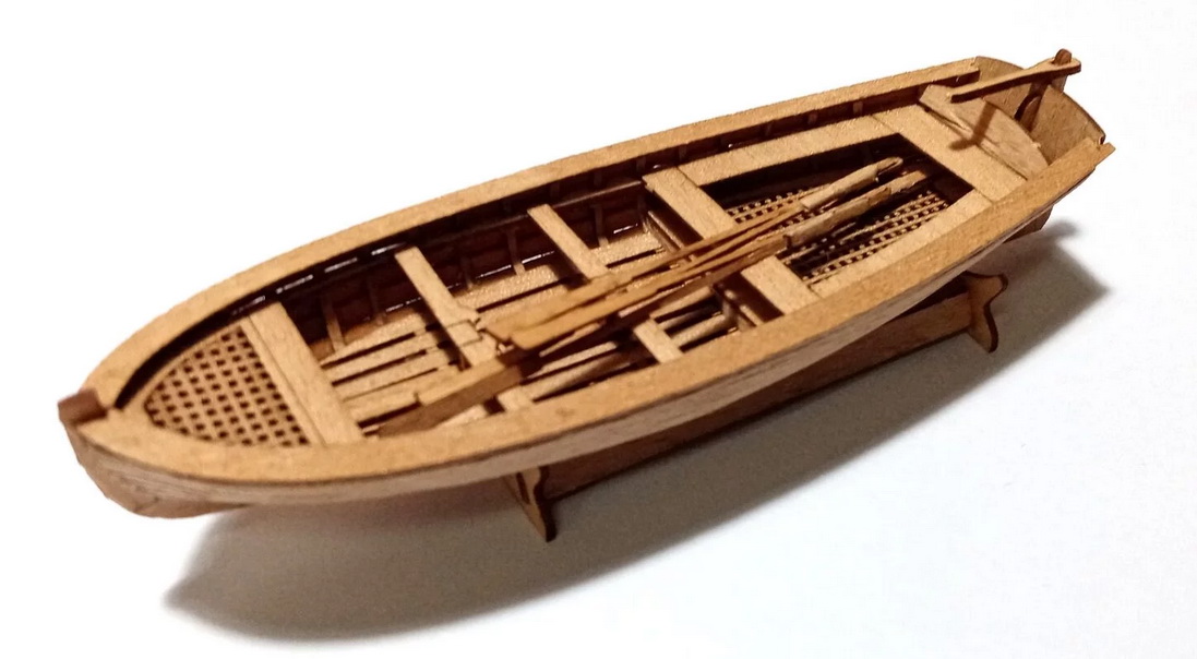 E72102  флот  Ял 6--весельный XIX  (1:72)