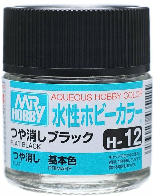 H 12  краска 10мл  FLAT BLACK