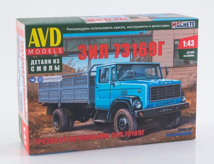 1673AVD  автомобили и мотоциклы  З@Л 7Э169Г  (1:43)