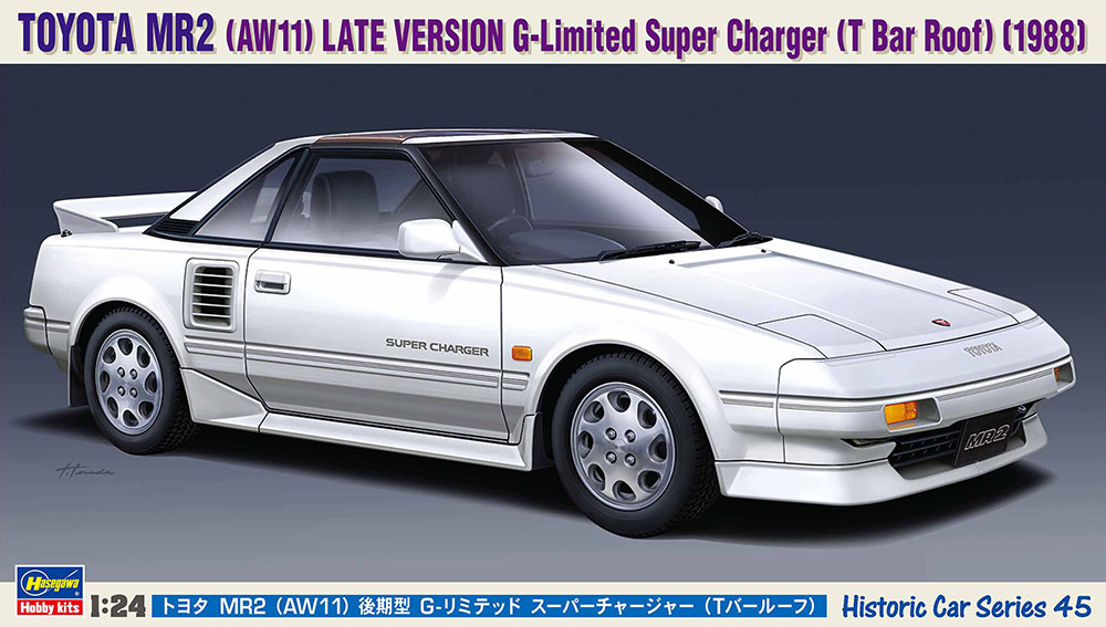 21145  автомобили и мотоциклы  Toyota MR2 (AW11) Late G-Limited (T Bar Roof) (1988)  (1:24)