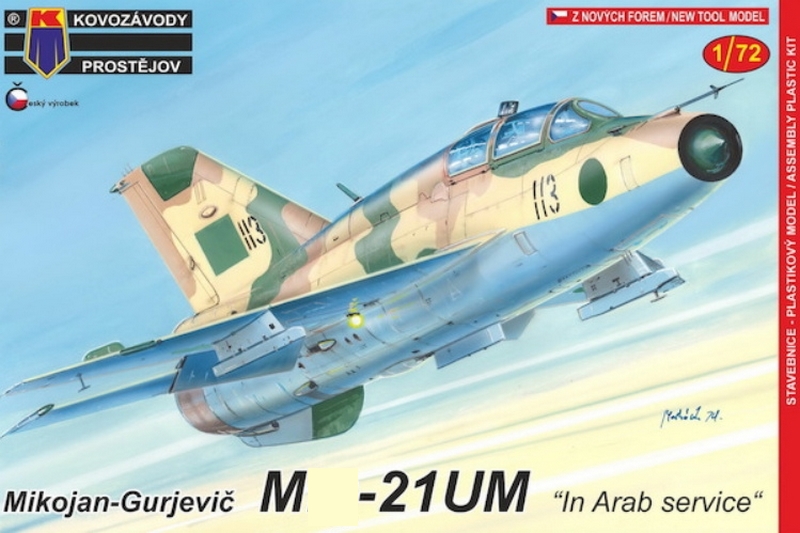KPM0202  авиация  М-21УМ "In Arab Service"  (1:72)