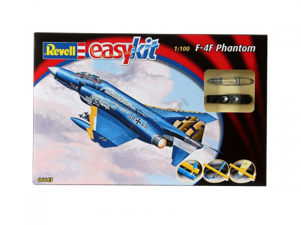 06643  авиация  F-4 Phantom Easykit  (1:100)