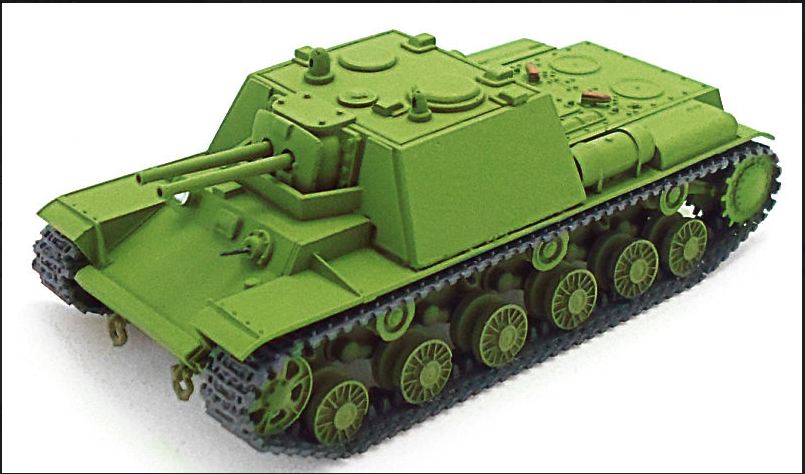 72005  техника и вооружение  Тяжелая САУ КВ-7  (1:72)