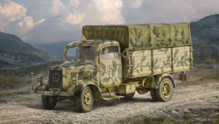 6558  автомобили и мотоциклы  Mercedes-Benz L3000 S  (1:35)