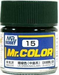 C 15  краска 10мл  IJN GREEN (NAKAJIMA)