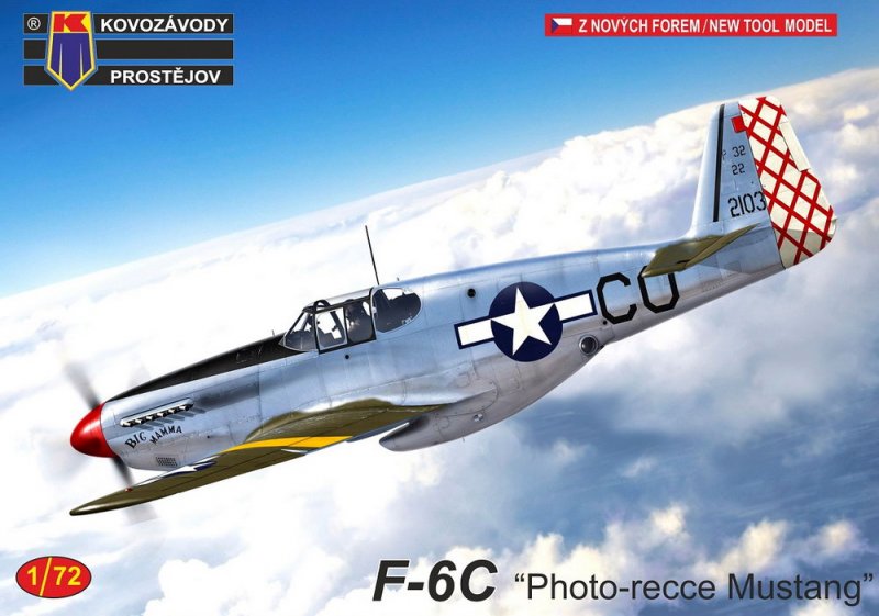 KPM0246  авиация  F-6C „Photo-recce Mustang“  (1:72)