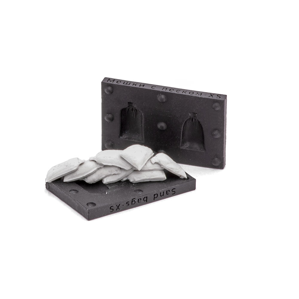 T-073  материалы для диорам  Молд мешки с песком, размер XS  (1:72)