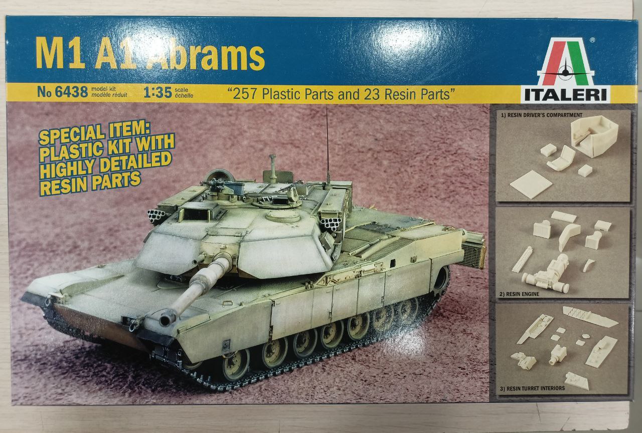 6438  техника и вооружение  M1 A1 ABRAMS (1:35)