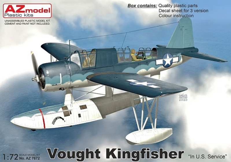 AZ7672  авиация  Kingfisher "In U.S. Service"  (1:72)