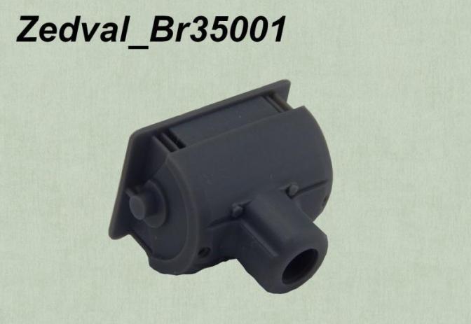 Br35001  дополнения из смолы  Бронемаска для Tанк-34-85 (Макет)  (1:35)