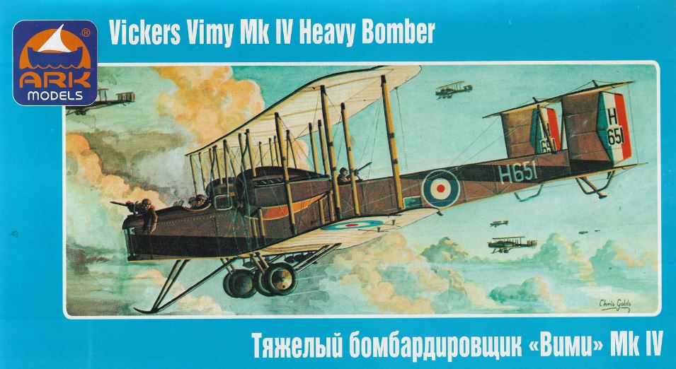 72034  авиация  Тяжелый бомбардировщик "Вими" Mk IV  (1:72)
