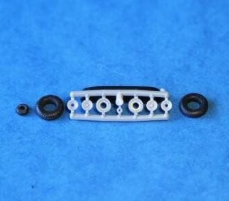 7203  дополнения из пластика  Rubber Wheels. La-5/7. LaGG-3. I-185. Y@K-7/9.  (1:72)
