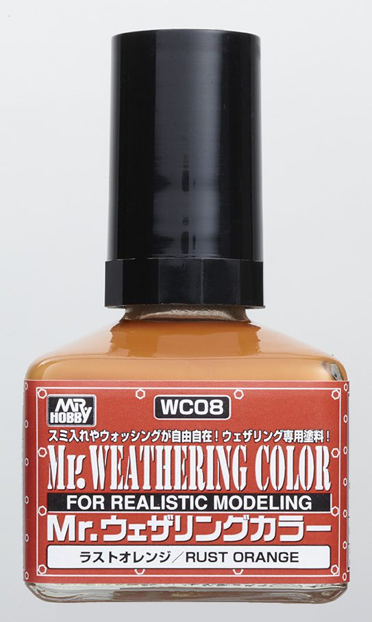 WC08  краска 40мл MR.WEATHERING COLOR WC08 RUST ORANGE