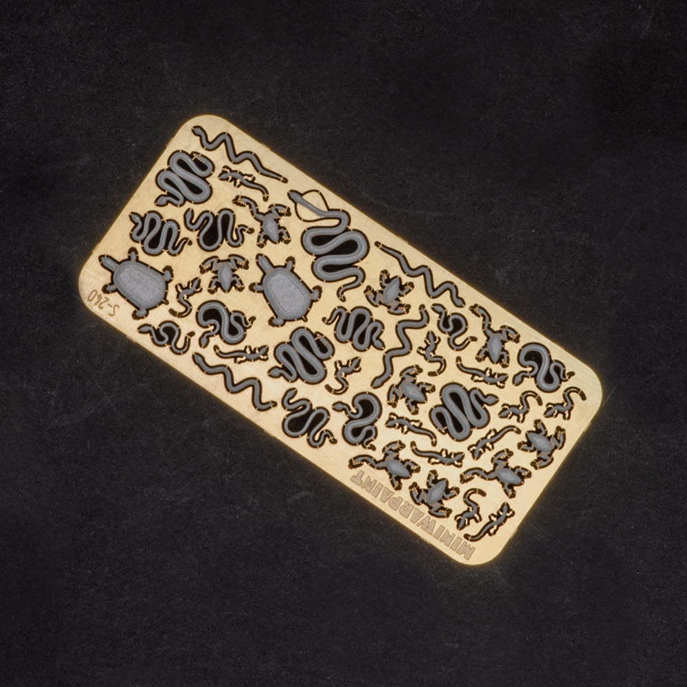 S-240  фототравление  Рептилии, размер M