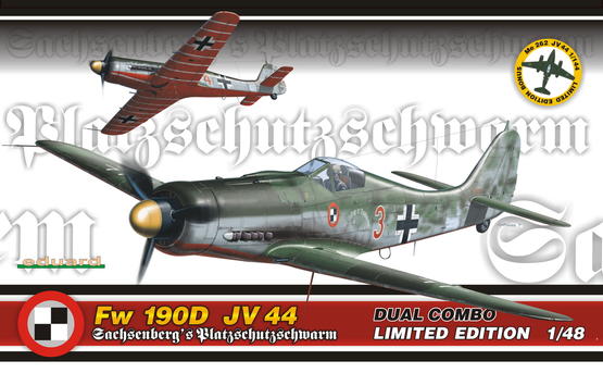 1154  авиация  FW 190D JV 44 Dual Combo  (1:48)