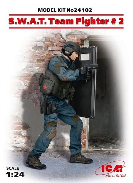 24102  фигуры  S.W.A.T. Team Fighter №2   (1:24)