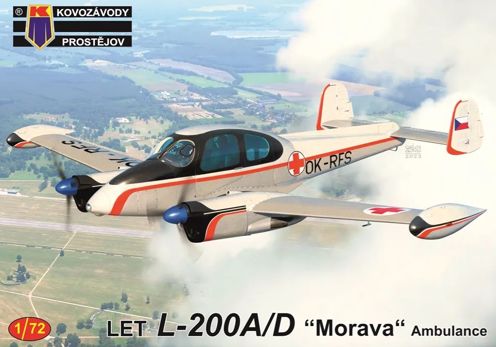 KPM0423  авиация  Let L-200A/D "Morava" Ambulance  (1:72)