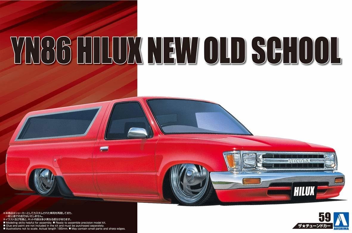 05700  автомобили и мотоциклы  YN86 Hilux New Old School `95  (1:24)