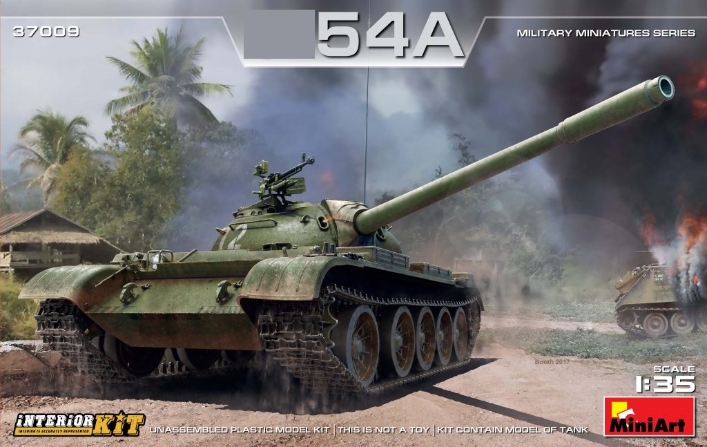 37009  техника и вооружение  Танк-54A INTERIOR KIT  (1:35)