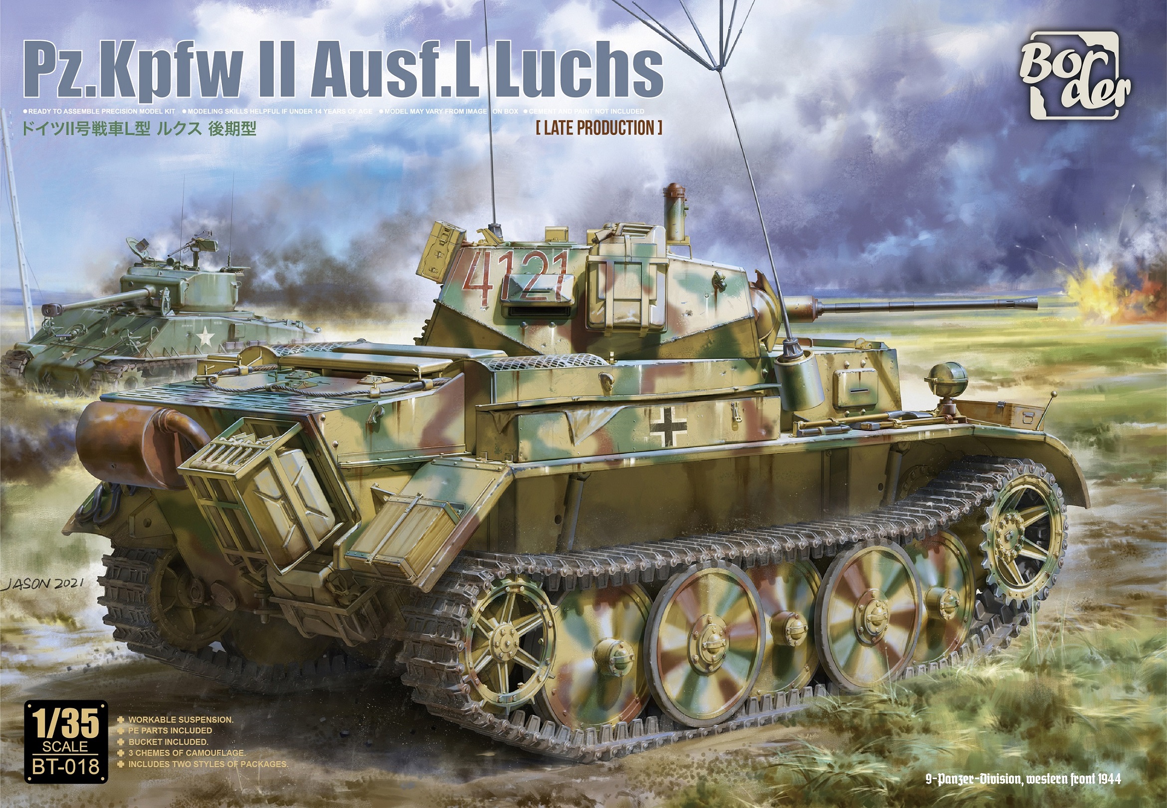 BT-018  техника и вооружение  Pz.Kpfw.II Ausf.L Luchs  (1:35)