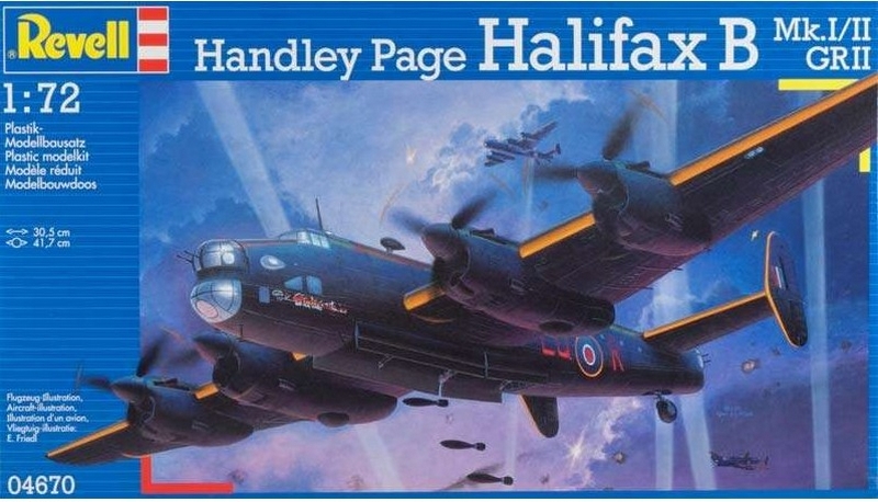 04670  авиация  Handley Page Halifax Mk.I/II  (1:72)